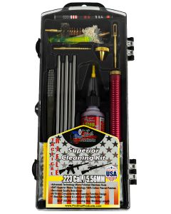 Pro-Shot AR223KIT Tactical Classic Box Kit Multi-Caliber AR Rifle/Black Plastic Case