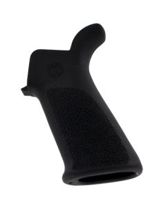 Hogue 15030 OverMolded Beavertail Cobblestone Black Rubber for AR-15, M16