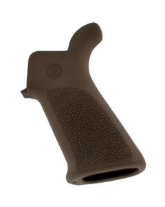Hogue 15033 OverMolded Beavertail Cobblestone Desert Tan Rubber Pistol Grip for AR-15, M16