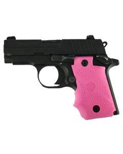 Hogue 38007 Rubber GripPink with Finger Grooves for Sig P238