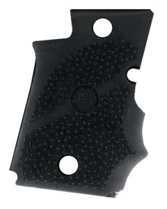 Hogue 98080 Rubber GripBlack with Finger Grooves for Sig P938 with Ambidextrous Safety