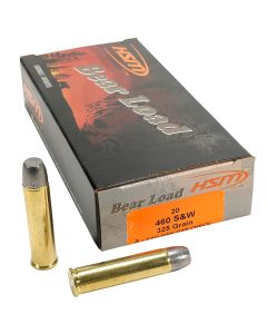 HSM 460SW4N Bear Load460 S&amp;W Mag 325 gr Wide Flat Nose 20 Per Box/ 25 Case
