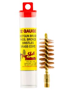 Pro-Shot 12S Bore Brush12 Gauge Shotgun #5/16-27 Thread Bronze Bristles Looped Tip Brass Core