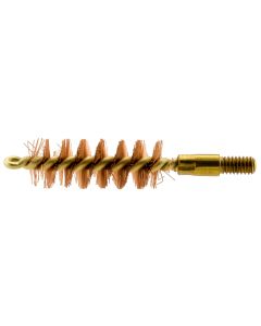 Pro-Shot 10P Bore Brush.40/ 10mm Cal Pistol #8-32 Thread Bronze Bristles Brass Core