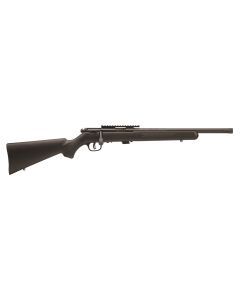 Savage Arms 96699 93R17 FV-SR Full Size 17 HMR 5+1 16.50" Matte Black Heavy Threaded Barrel, Matte Black Picatinny Rail Carbon Steel Receiver, Matte Black Fixed Varmint Synthetic Stock, Right Hand