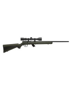 Savage Arms 26721 Mark II FXP 22 LR Caliber with 5+1 Capacity, 21" Barrel, Matte Blued Metal Finish &amp; OD Green Synthetic Stock Right Hand (Full Size) Includes 3-9x40mm Scope