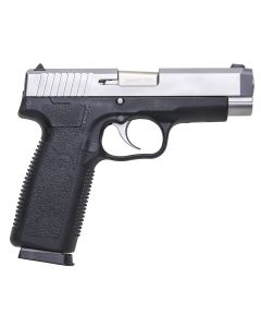 Kahr Arms CT4543 CT4545 ACP 7+1 4" Stainless Steel Barrel, Matte Serrated Stainless Steel Slide, Black Polymer Frame, Black Textured Polymer Grip, Right Hand