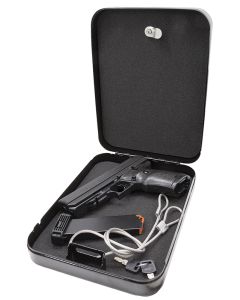 Hi-Point 34511HSP JHP Home Security Package 45 ACP 9+1 4.50" Black Steel Barrel, Serrated Steel Slide, Polymer Frame &amp; Grip, Keyed Lock Box