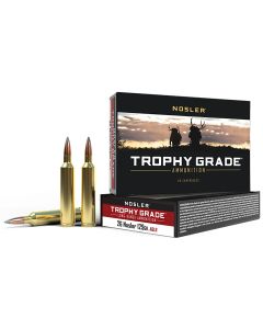 Nosler 60110 Trophy Grade Long-Range 26Nosler 129gr Nosler Spitzer AccuBond Long Range 20 Per Box/10 Case