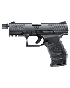 Walther Arms 5100304 PPQ M2 SD Tactical 22 LR 10+1 4" Threaded Steel Barrel, Matte Black Tenifer Serrated/Steel Slide, Black Polymer Frame w/Picatinny Rail, Black Polymer Grips