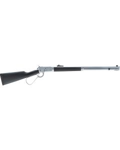 Taylors &amp; Company 220089 1892 Alaskan Take-Down 357 Mag Caliber with 7+1 Capacity, 16" Barrel, Matte Chrome Metal Finish &amp; SoftTouch Black Synthetic Stock Right Hand (Full Size)