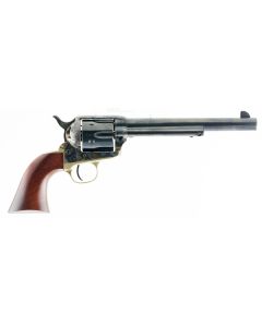 Taylors &amp; Company 550851 Ranch Hand45 Colt (LC) Caliber with 7.50" Blued Finish Barrel, 6rd Capacity Blued Finish Cylinder, Color Case Hardened Finish Steel Frame &amp; Walnut Grip