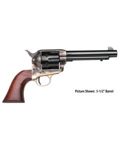 Taylors &amp; Company 550835 Ranch Hand45 Colt (LC) Caliber with 4.75" Blued Finish Barrel, 6rd Capacity Blued Finish Cylinder, Color Case Hardened Finish Steel Frame &amp; Walnut Grip