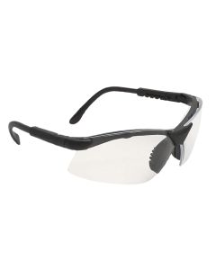 Radians RV0110CS Revelation Shooting Glasses Adult Clear Lens Anti-Fog Black Frame