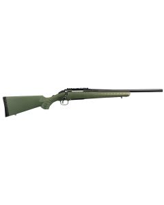Ruger 6974 American PredatorFull Size 308 Win 4+1 18" Matte Black Threaded Barrel, Matte Black Steel Receiver w/Picatinny Rail, Moss Green Fixed Synthetic Stock