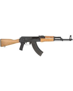 Century Arms RI1826N WASR7.62x39mm 30+1 16.50" Chrome-Lined Hammer Forged Barrel, Hardwood Stock &amp; Forend, Black Polymer Grip Includes 1 30rd Magazine &amp; Side Mounted Scope Rail (No Muzzle Brake)