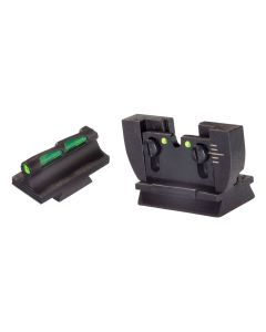 HiViz RG1022 Ruger 10/22 Rifle Interchangeable Sight Set LiteWave Black Front and Rear