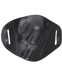 Bulldog MLBRS MoldedOWB Black Leather Belt Slide Fits S&amp;W J Frame Fits 2-4" Barrel Right Hand