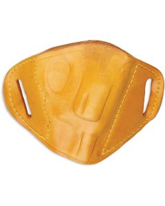 Bulldog MLTRS MoldedOWB Tan Leather Belt Slide Fits S&amp;W J Frame Fits 2-4" Barrel Right Hand
