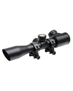 Truglo TG8504TL Tru-Brite 4x 32mm Obj 22.5 ft @ 100 yds FOV 1" Tube Black Illuminated Mil-Dot, 3 Color