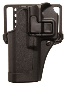 Blackhawk 410567BKL Serpa CQCOWB Matte Black Polymer Belt Loop/Paddle Compatible w/Glock 42 Left Hand