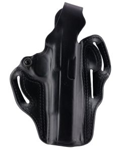 DeSantis Gunhide 001BA21Z0 Thumb Break Scabbard OWB Black Leather Belt Slide Fits 1911 Colt Govt Right Hand