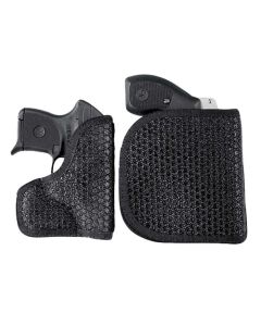 DeSantis Gunhide M44BJP6Z0 Super FlyPocket Black Rubberized Fabric Fits Colt Mustang Ambidextrous