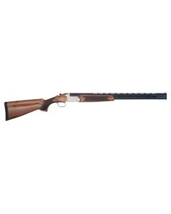 TriStar 30206 Setter S/T20 Gauge 26" 2rd 3" Silver Engraved Rec Semi-Gloss Turkish Walnut Stock Right Hand (Full Size) Includes 5 MobilChoke