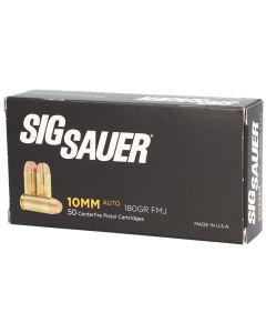 Sig Sauer E10MB150 Elite Ball10mmAuto 180gr Full Metal Jacket 50 Per Box/20 Case