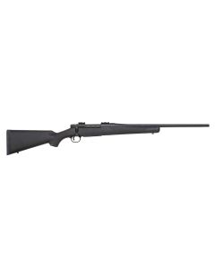 Mossberg 27892 PatriotFull Size 30-06 Springfield 5+1 22" Matte Blued Fluted Barrel, Drilled &amp; Tapped Matte Blued Stainless Steel Receiver, Black Fixed Synthetic Stock, Right Hand