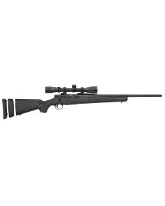 Mossberg 27867 Patriot Super Bantam 308 Win Caliber with 5+1 Capacity, 20" Fluted Barrel, Matte Blued Metal Finish &amp; Black Synthetic Stock Right Hand (Youth) Includes 3-9x40mm Scope
