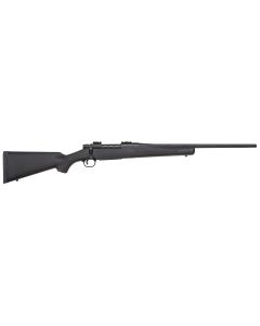 Mossberg 27877 PatriotFull Size 25-06 Rem 5+1 22" Matte Blued Fluted Barrel, Drilled &amp; Tapped Matte Blued Stainless Steel Receiver, Walnut Fixed Stock, Right Hand