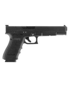 Glock PG4030103MOS G40 Gen4 Competition MOS 10mm Auto 15+1 6.02" Steel Barrel, Matte Black MOS Cut/Serrated Steel Slide, Black Polymer Frame w/Picatinny Rail, Black Interchangeable Backstrap Grip