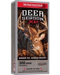 Winchester Ammo X300SDS Deer Season XP300WSM 150gr Extreme Point 20 Per Box/10 Case