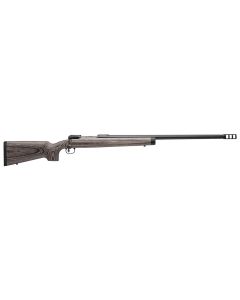 Savage Arms 22448 112 Magnum Target Full Size 338 Lapua Mag 1rd 26" Matte Black Heavy Threaded Barrel, Drilled &amp; Tapped w/Picatinny Rail Steel Receiver, Gray Laminate Fixed Wood Stock