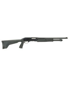 Stevens 22438 320 Security 20 Gauge 3" 5+1 18.50" Matte Blued Carbon Steel Barrel, Black Fixed Pistol Grip Stock Ambidextrous, Bead Sight