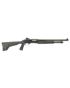 Stevens 22439 320 Security 20 Gauge 3" 5+1 18.50" Matte Blued Carbon Steel Barrel, Matte Black Fixed Pistol Grip Stock Ambidextrous, Ghost Ring Sight