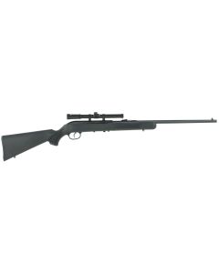 Savage Arms 40061 64 FLXP Full Size 22 LR 10+1 21" Matte Black Sporter Barrel, Matte Black Grooved Carbon Steel Receiver, Matte Black Fixed Synthetic Stock, 4x15mm Scope, Left Hand