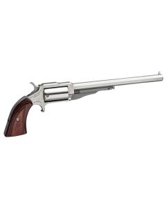 North American Arms 18606 1860 Hogleg *CA Compliant 22 WMR Caliber with 6" Barrel, 5rd Capacity Cylinder, Overall Stainless Steel Finish &amp; Wood Grip
