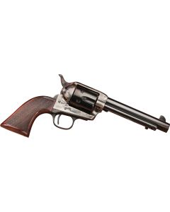 Taylors &amp; Company 556202DE Short Stroke Smoke Wagon45 Colt (LC) 6rd 5.50" Blued Cylinder &amp; Barrel Color Case Hardened Steel Frame Checkered Walnut Navy Size Grip (Taylor Tuned)