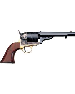 Taylors &amp; Company 550721 1851 Open-Top 45 Colt (LC) Caliber with 5.50" Blued Finish Barrel, 6rd Capacity Blued Finish Cylinder, Color Case Hardened Finish Steel Frame &amp; Walnut Navy Size Grip