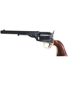 Taylors &amp; Company 550725 1851 Open-Top 45 Colt (LC) Caliber with 7.50" Blued Finish Barrel, 6rd Capacity Blued Finish Cylinder, Color Case Hardened Finish Steel Frame &amp; Walnut Navy Size Grip