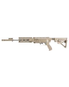 Archangel AA556RNBDT AR-15 Style Conversion Stock Desert Tan Synthetic 6 Position Collapsible for Ruger 10/22 (No Bayonet)