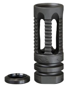 Yankee Hill 285C1 Phantom Flash Hider Black Steel with 1/2"-28 tpi Threads &amp; 2.13" OAL for 5.56x45mm NATO AR-Platform