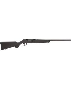 Savage Arms 47001 A Series Magnum Full Size 17 HMR 10+1 22" High Luster Button Rifled Barrel, High Luster Drilled &amp; Tapped Carbon Steel Receiver, Matte Black Fixed Synthetic Stock, Right Hand