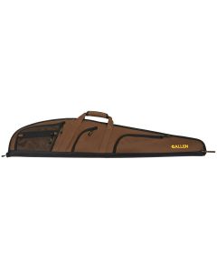 Allen 99452 Daytona Shotgun Case 52" Mocha Brown Endura w/ Black Trim Adjustable Sling, 4 Pockets &amp; Easy Clean Lining