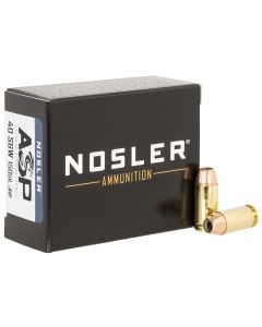 Nosler 51283 Assured Stopping Power Handgun 40S&amp;W 150gr Jacketed Hollow Point 20 Per Box/20 Case