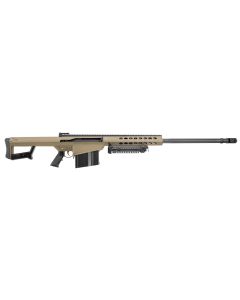 Barrett 14029 M82A1416 Barrett 10+1 29" Fluted Barrel, Flat Dark Earth Cerakote Steel Receiver, M1913 Picatinny Acc. Rail, Fixed Synthetic Stock w/Sorbothane Recoil Pad, Includes Hard Carry Case