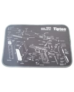 Tipton 558680 Maintenance MatBlack/Gray Neoprene Top w/Rubber Back 11"x17" 1911 Parts Diagram
