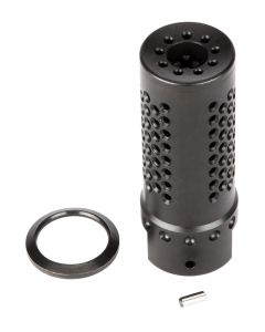 Spikes Tactical SBV1019 Dynacomp Extreme Muzzle Brake Black Nitride 416R Stainless Steel with 5/8"-24 tpi Threads &amp; 2.25" OAL for 308 Win